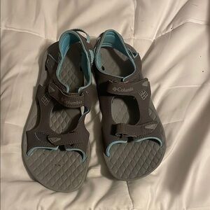 Columbia Women’s Grey and Blue Sandals